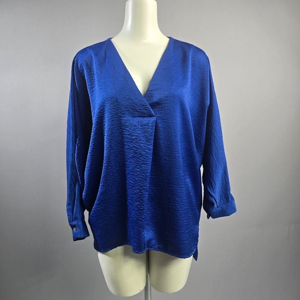 Ivy Jane Royal Blue Blouse R6